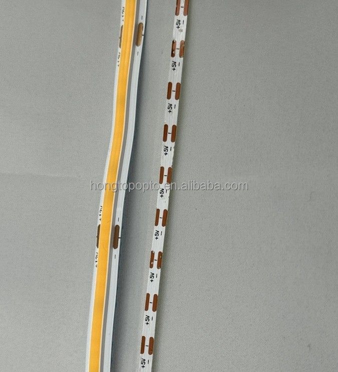 Lumière Efficacité lumineuse 90lm/w 1000lm Super étroit COB LED Strip Lumières 3mm 400LEDs/m