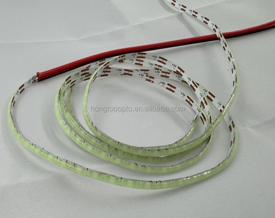 COB LED Light Strip Blanc chaud Blanc bleu vert Flexible 3 mm 5 mm 8 mm pour une haute densité
