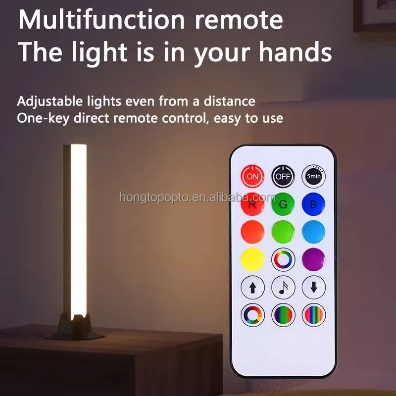 Lampe de sol LED décorative pour la maison 45cm RGBIC Éclairage intelligent pour la fonction décorative de l'hôtel