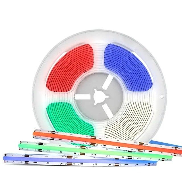 90 Ra CRI COB RGB LED Strip Light Non étanche 12V 24V pour le service de solutions d'éclairage