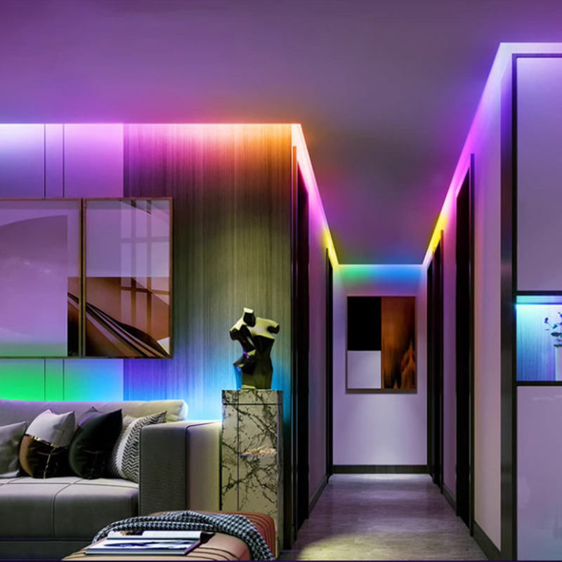 Créez une atmosphère festive avec une lampe à bande LED RGB