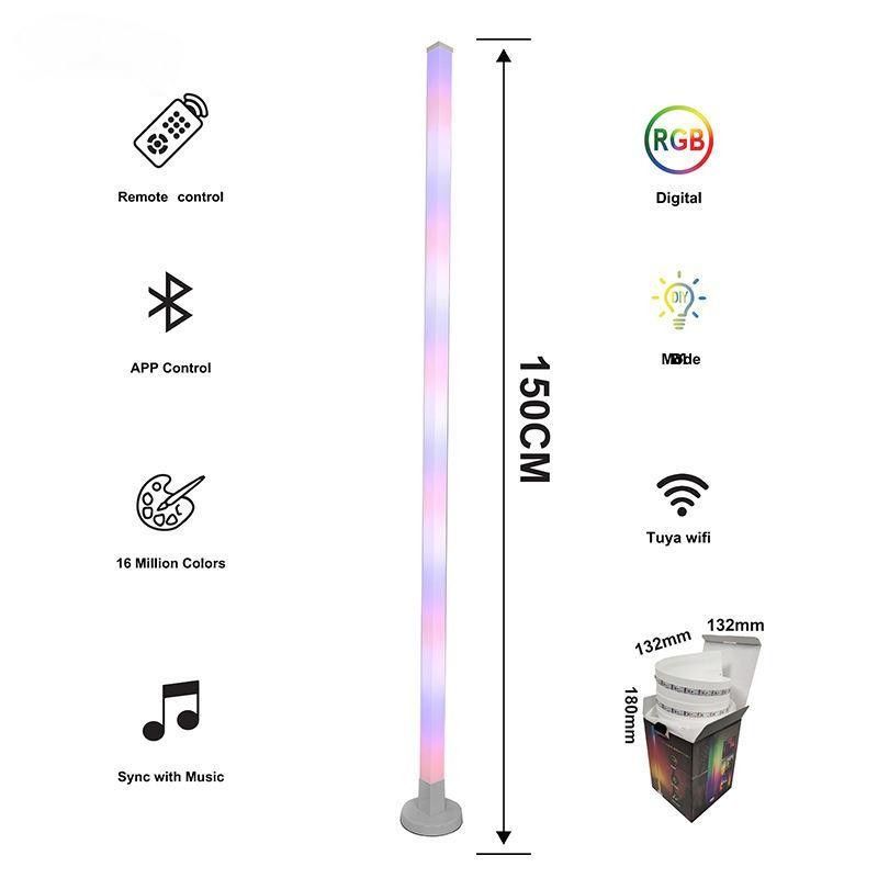 2024 Atmosphere Smart Home Light Rgb Lamp à LED avec base en fer et télécommande