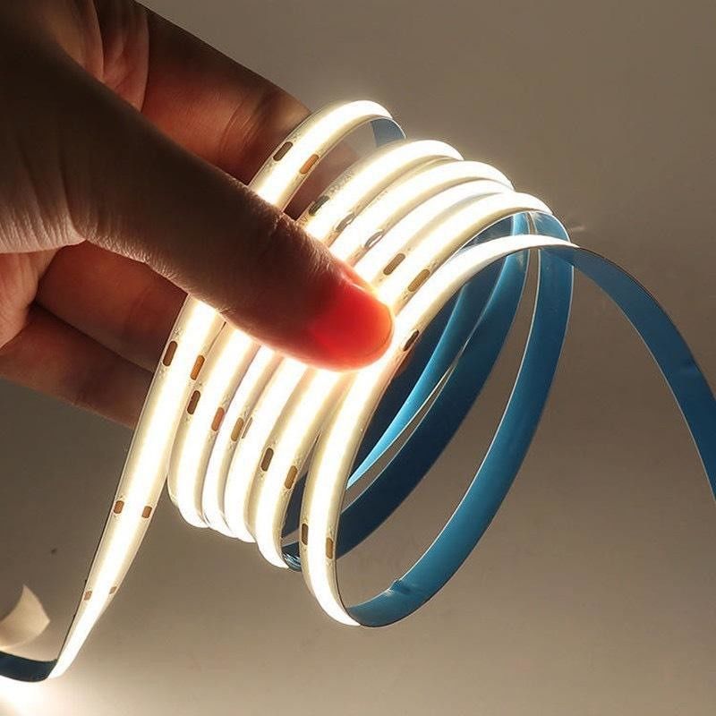 12V/24V Cob Led Strip 320leds/m bobine à bobine 5m/10m/20m/50m Coupable toutes les 3 LED