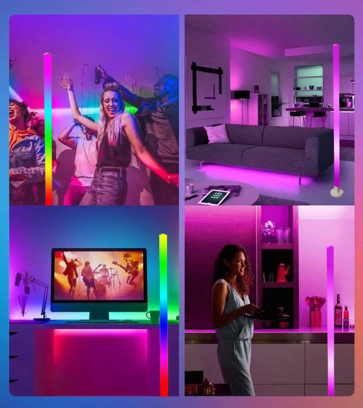 Décoration de maison bricolage RGB avec commande musicale Bluetooth et télécommande