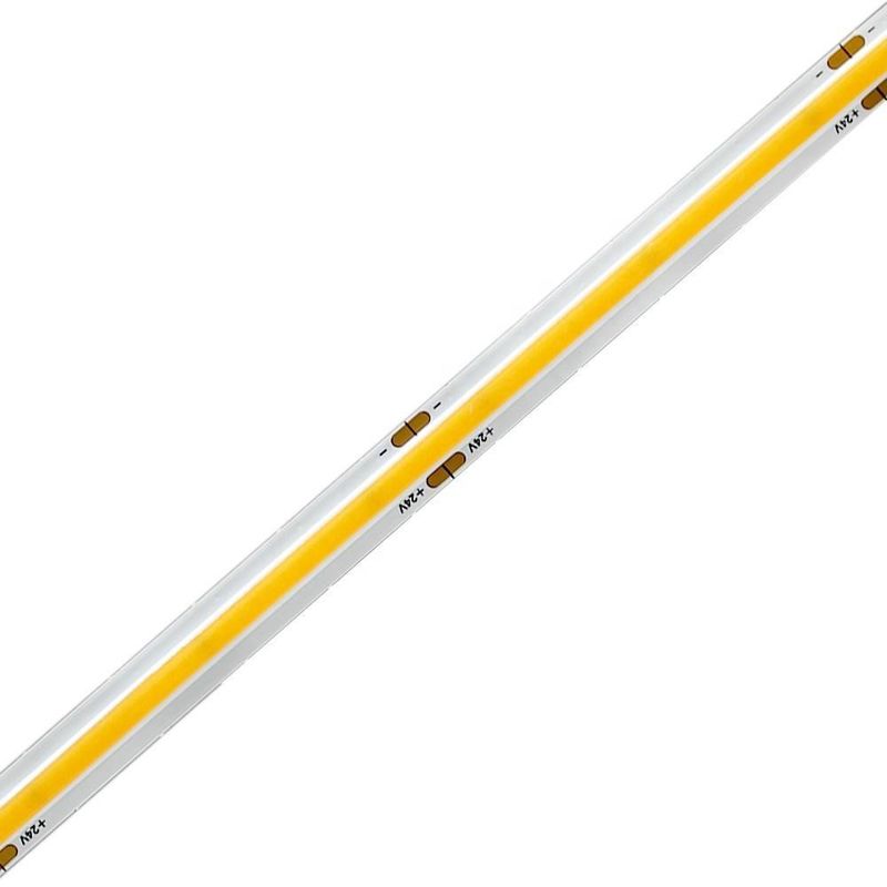 Flux lumineux élevé 1000lm COB LED Strip Light pour une solution d'éclairage flexible 12V 24V