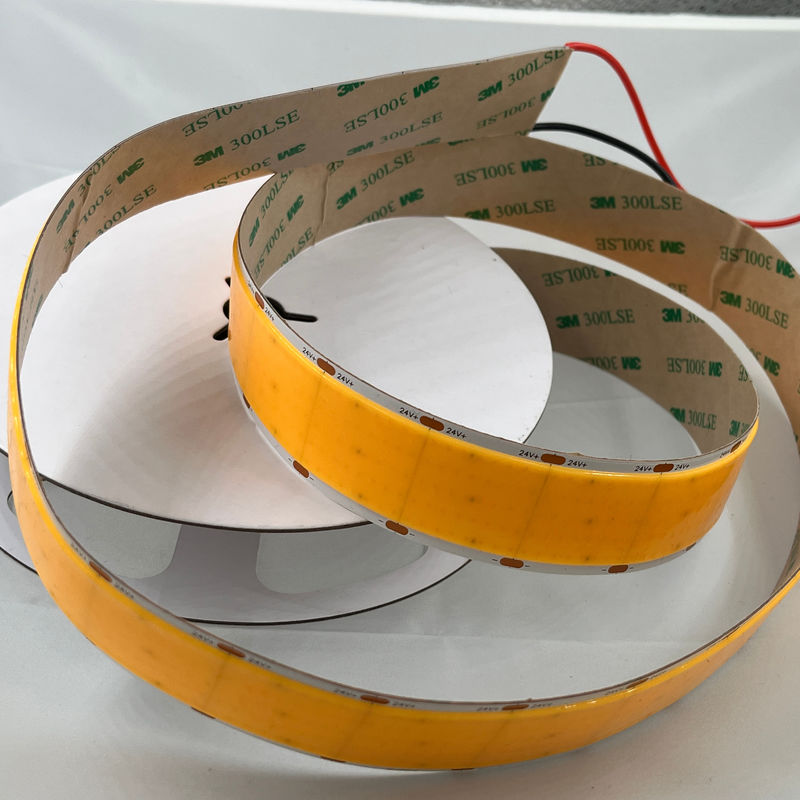 COB LED Strip Super Large 30mm 1600chips 40W/M 2700k 3000k 6500k DC24V pour le projet de plafond