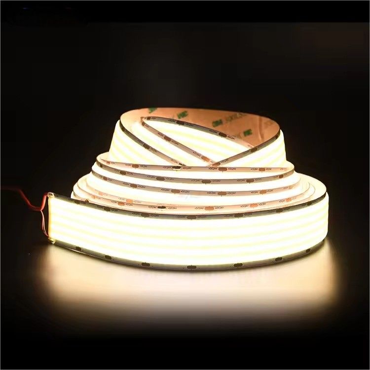 COB LED Strip Super Large 30mm 1600chips 40W/M 2700k 3000k 6500k DC24V pour le projet de plafond
