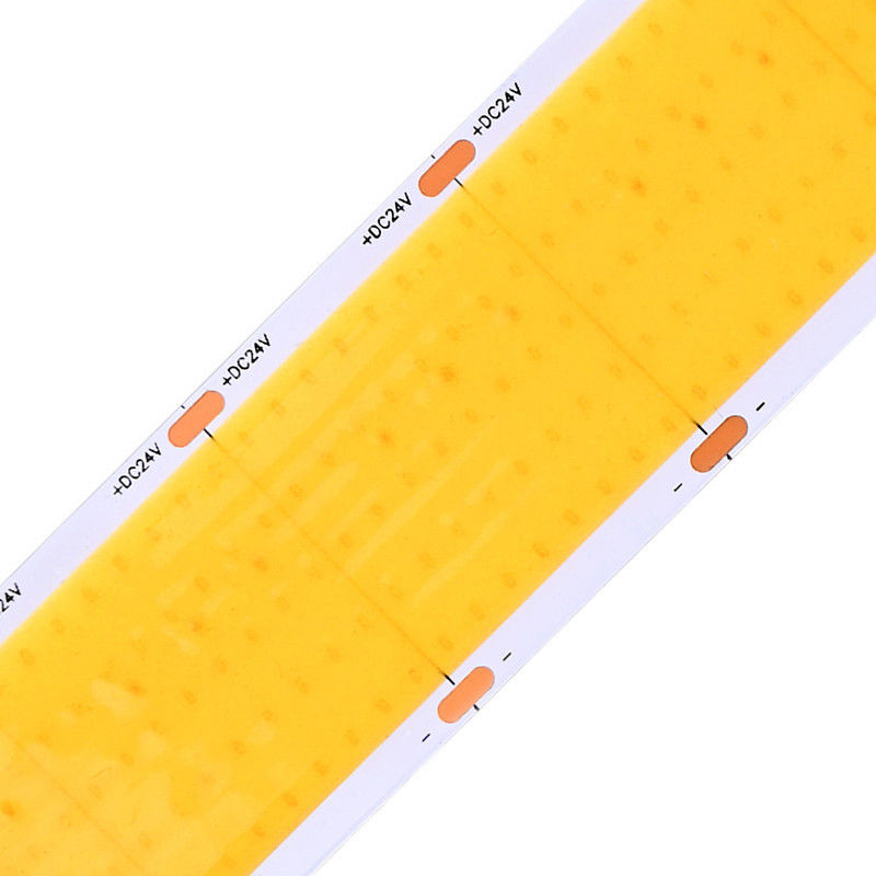 Ultra large flexible DC24V 1600 leds Cob Led Strip Lumières 30mm largeur 5 rangées super lumineux