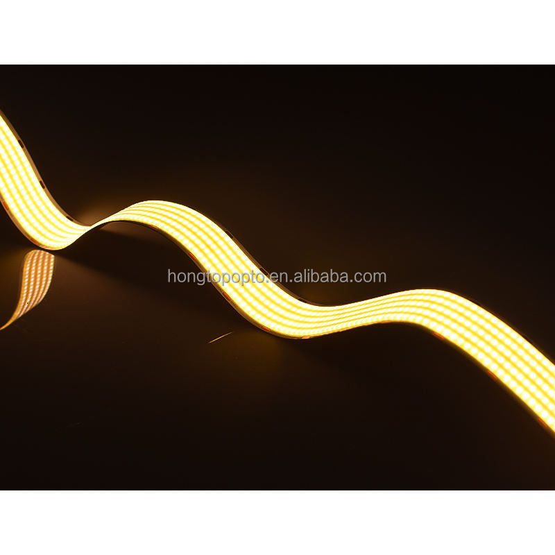 3- Ultra large 24V blanc chaud blanc COB LED Strip Light pour l'éclairage décoratif à LED 90Ra