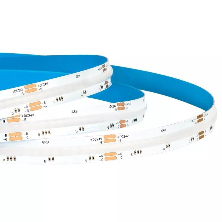 RGB Flexible Strip 756leds COB DC 12V LED Strip Light avec une efficacité lumineuse de 100lm/w