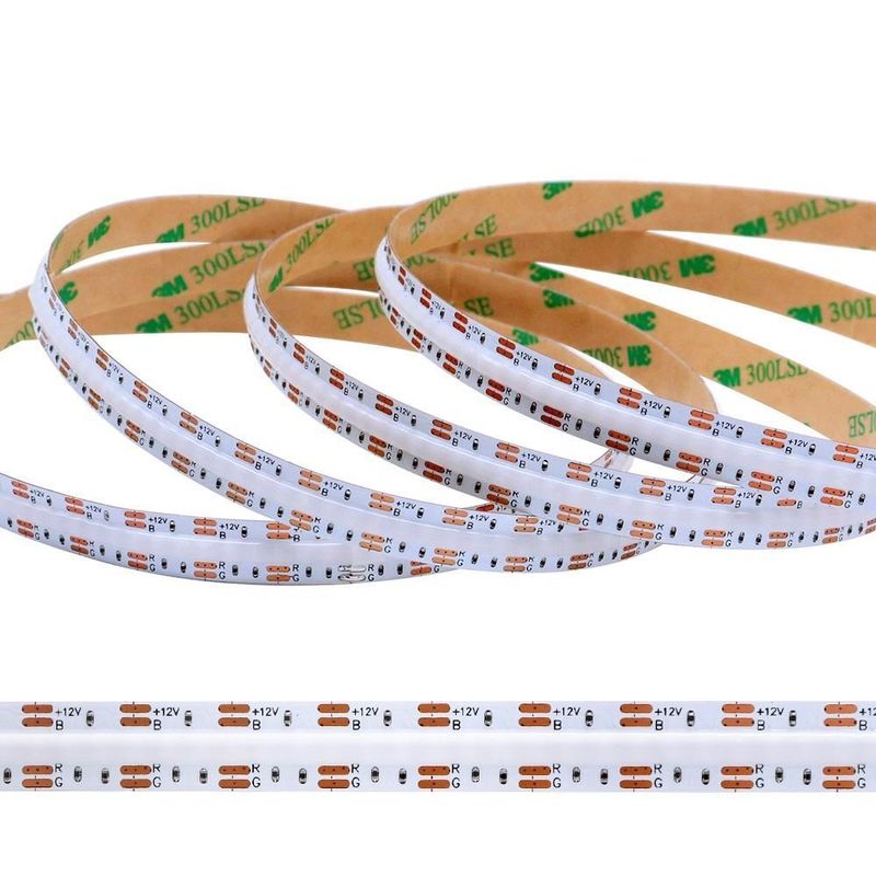 756LED RGB 10mm large COB LED Strip Light Direct Support Dimmer et large plage de tension