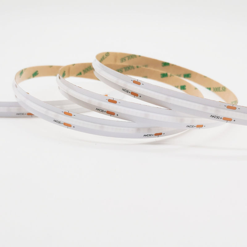 756LED RGB 10mm large COB LED Strip Light Direct Support Dimmer et large plage de tension