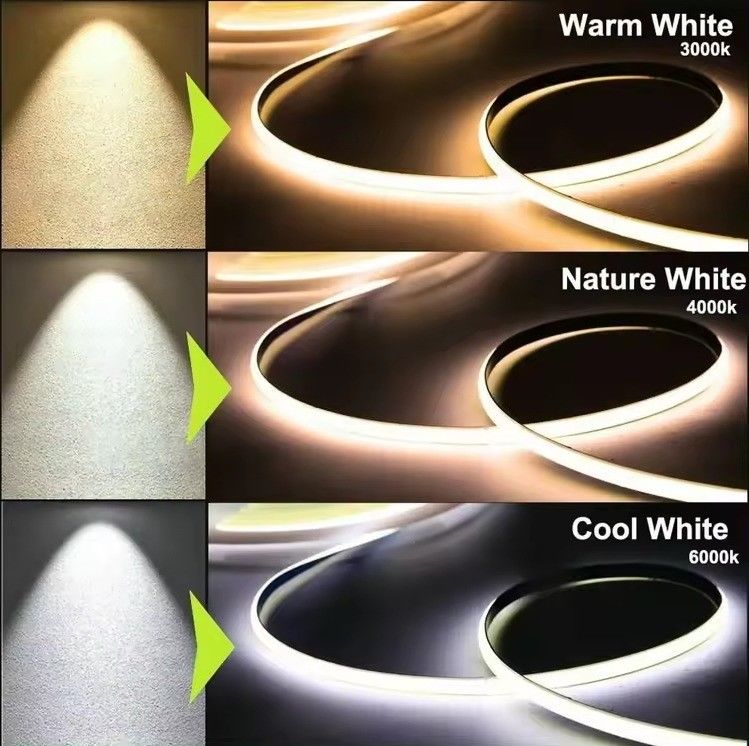 15M 20M 480Led Cob Led Strip Light Ce Rohs 24V Blanc Flexible Cob Tira Led Tape Lumière