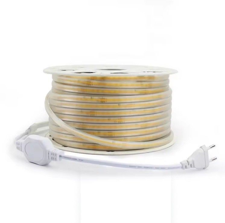 Lumière à bande LED flexible COB 288 LED haute tension 110V 220V 2700K 3000K 4000K 6000K IP65