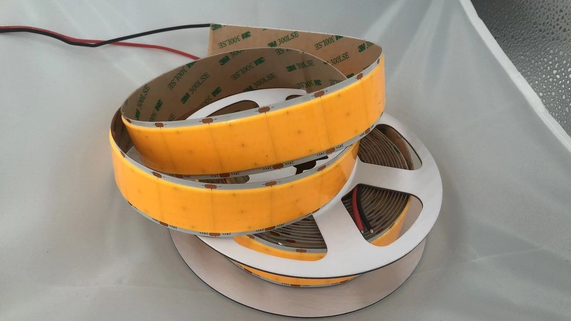 Super lumineux COB LED bande 30mm large 1600Leds par mètre CRI 90 personnalisé lumière