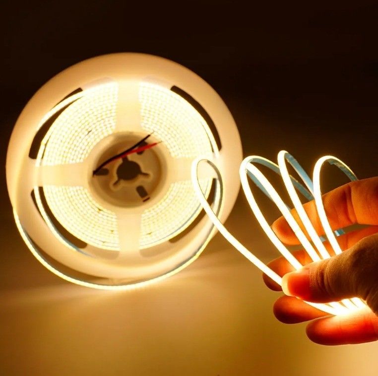 3MM 5MM 8MM 10MM 12V 24V COB Lumière à bande LED Blanc flexible 2700K 3000K 4000K 6500K