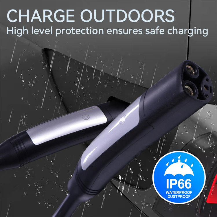 3.7 Kw chargeur EV 5m type 2 prise de charge féminine avec lumière d'indicateur LCD